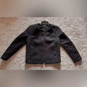 Express Quilted Black Jacket - Size S - Minimal Chic